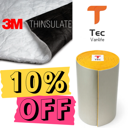 Ultimate Van Insulation Bundle: 3M Thinsulate SM600L & Tec Vanlife DUCK Liner