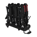 Thule Epos w/ lights 3-bike foldable hitch platform bike rack with lights & license plate holder
