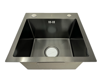 Premium Black Nanotech Van Conversion Sink 15.75"x15.75"