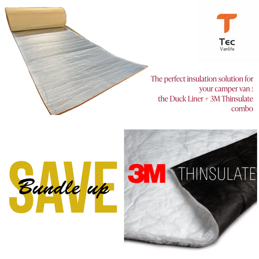 Ultimate Van Insulation Bundle: 3M Thinsulate SM600L & Tec Vanlife DUCK Liner