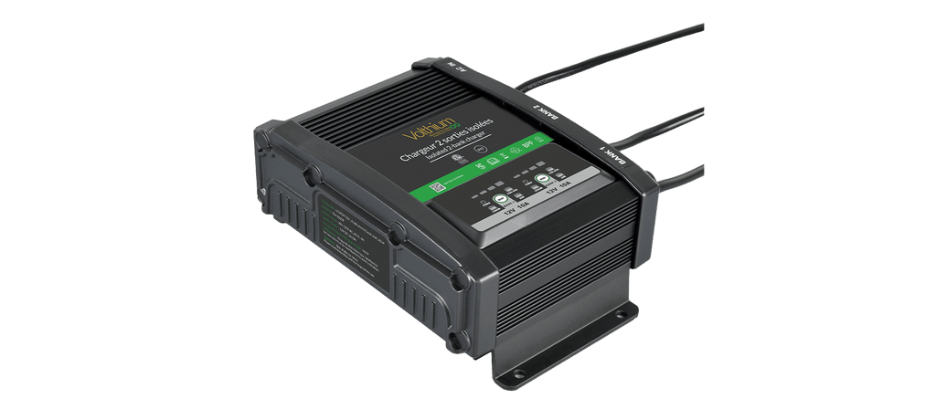 Chargeur Volthium 2 BANK 20A – 10A PAR SORTIE
