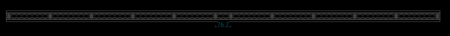 Surface Mount Rounded L Track