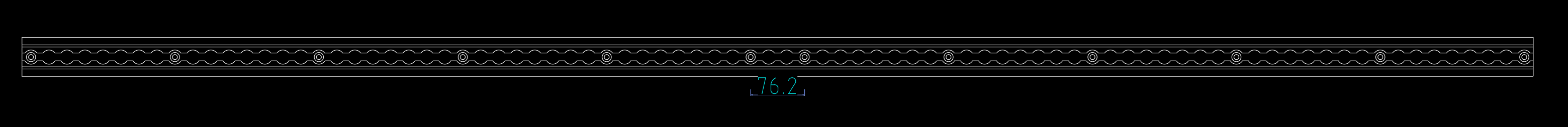 Flanged / Recessed "BEEFY" L Track | Anodized Matte Black