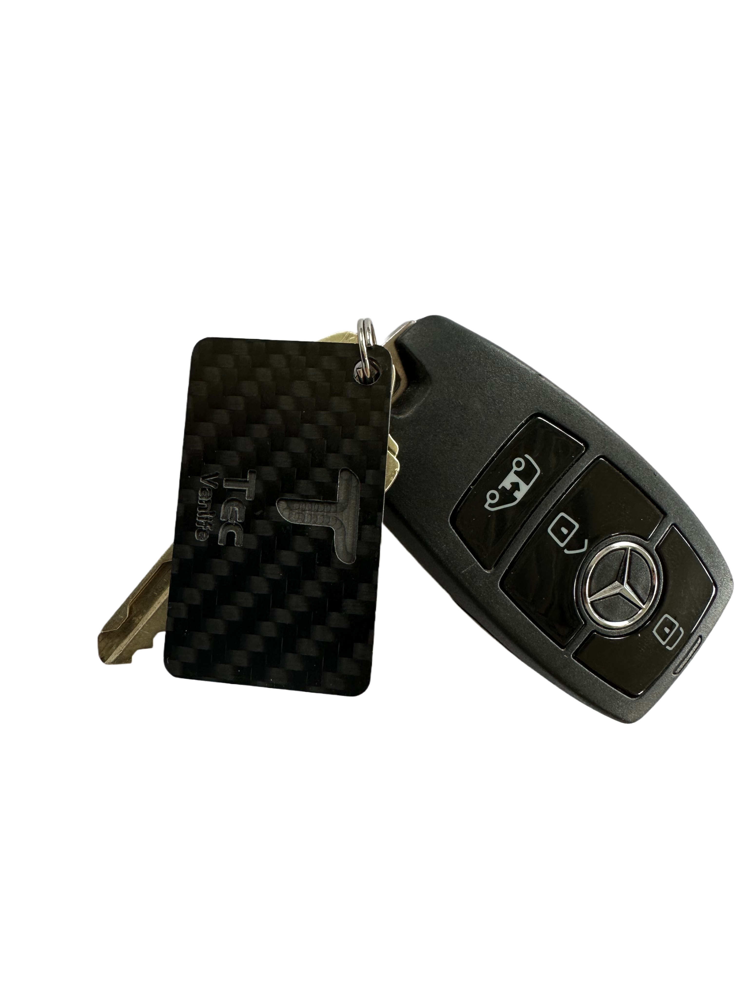 Carbon Fiber Key Chain 1"x2"
