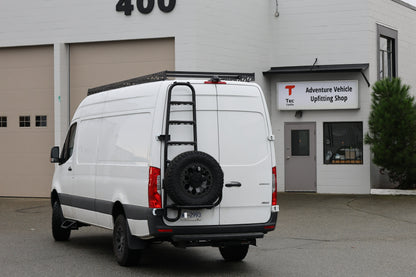 Sprinter two-in-one tire ladder carrier