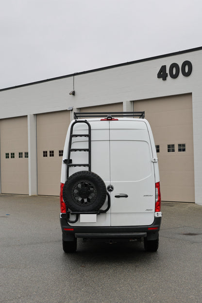 Sprinter two-in-one tire ladder carrier