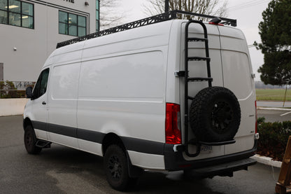 Sprinter two-in-one tire ladder carrier