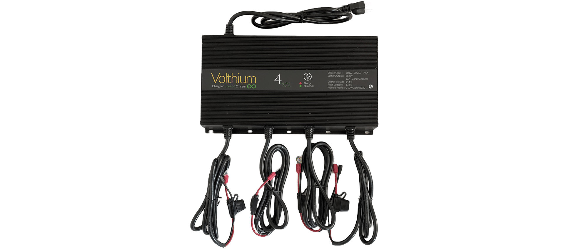 Volthium 4 BANK 40A – 10A CHARGER PER OUTPUT