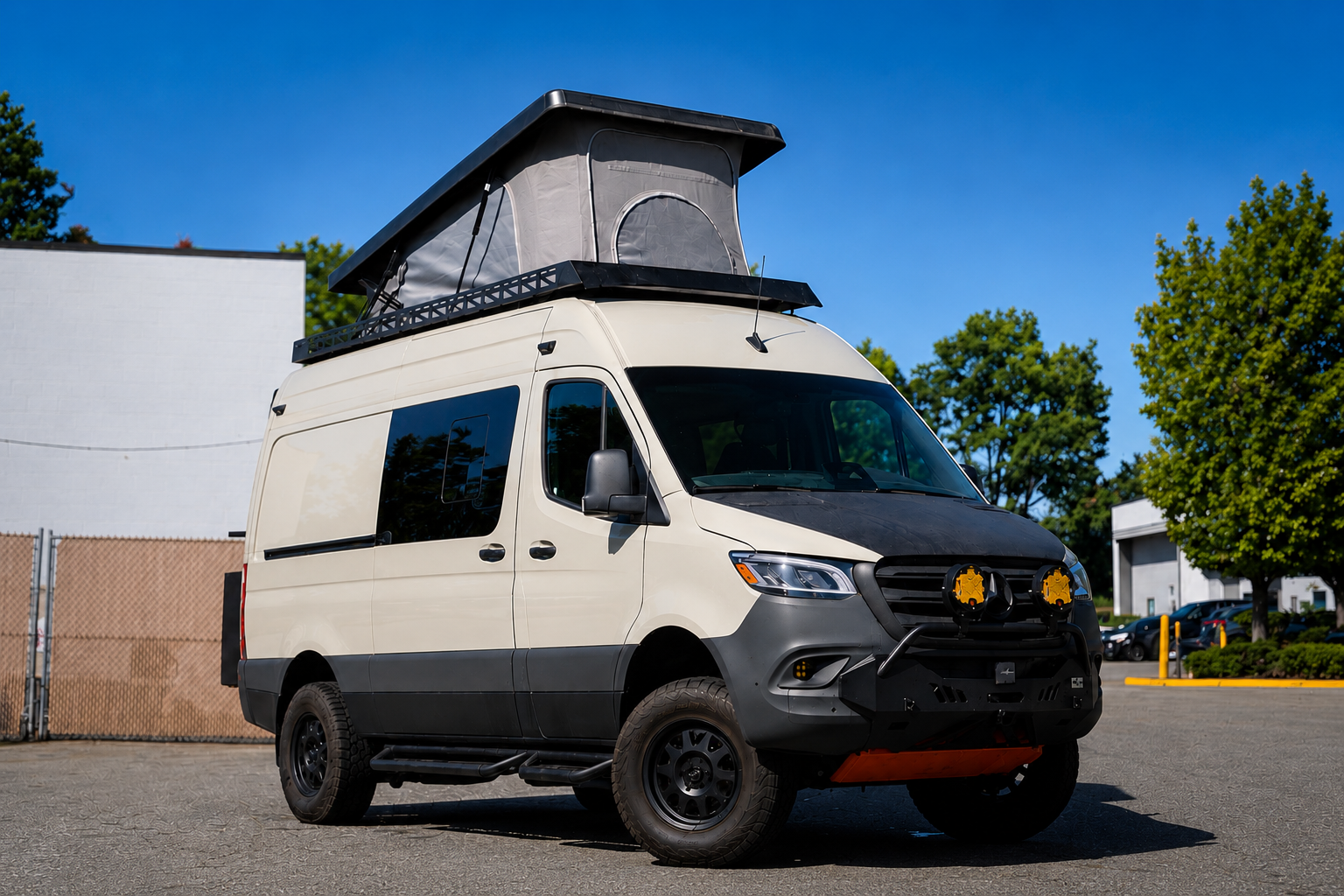 Sprinter Carbon Fiber Roof-Top Tent System