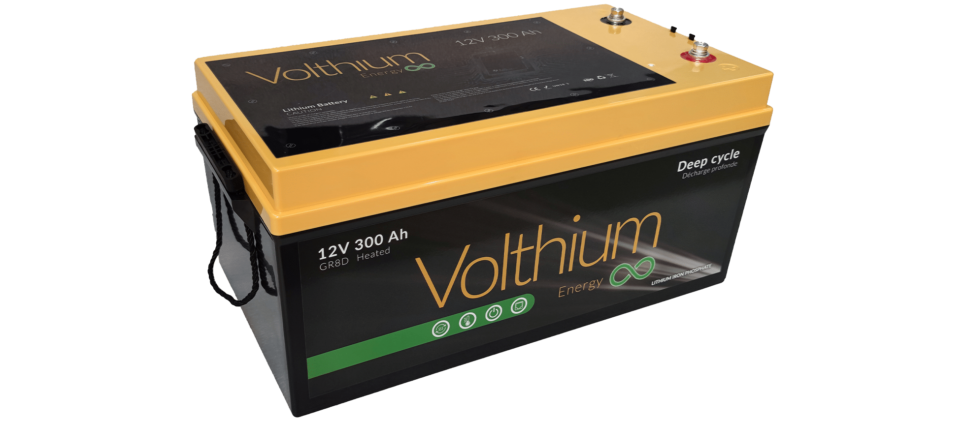 Batterie auto-chauffante Volthium 12V 300Ah 