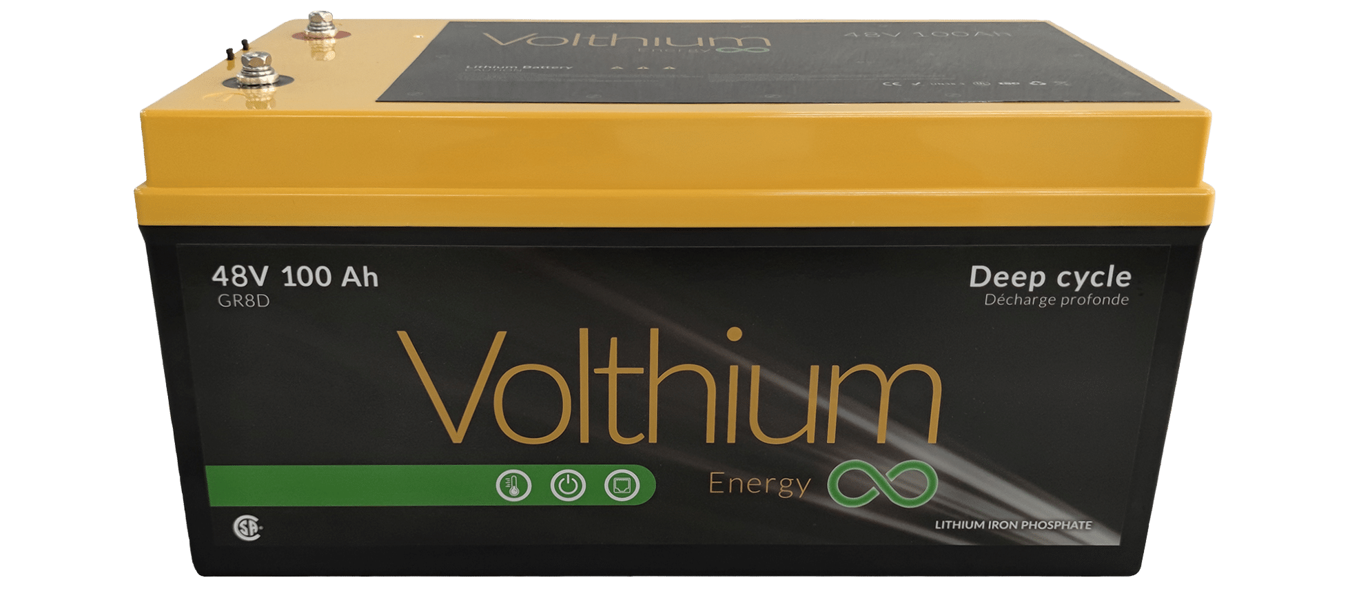 Batterie auto-chauffante Volthium 48V 100Ah 