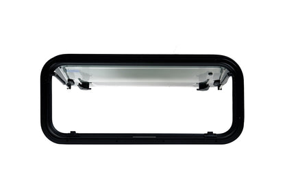 Glass & Acrylic Dual Pane Camper Windows 700x300mm (27.56"x11.81")