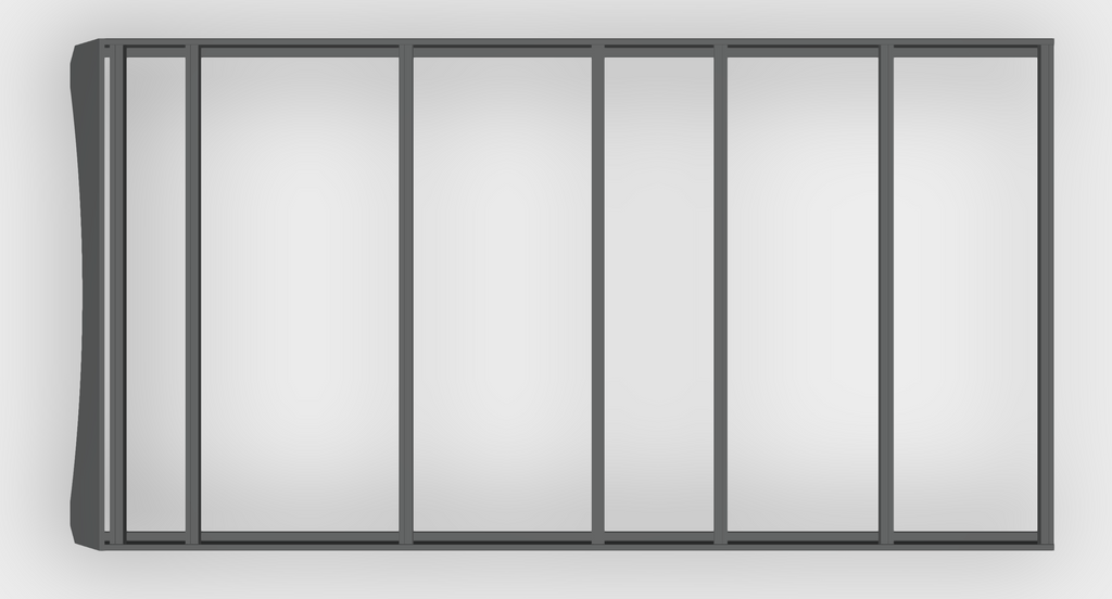 Ford Transit roof rack modular crossbar system