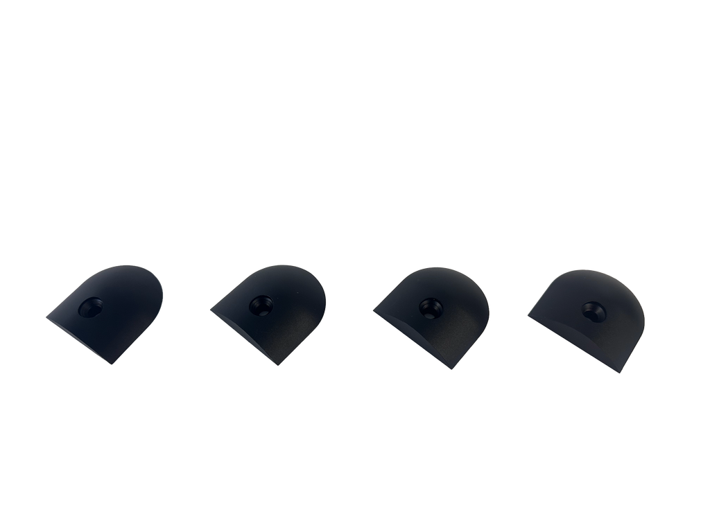 L Track End Caps - Aluminum
