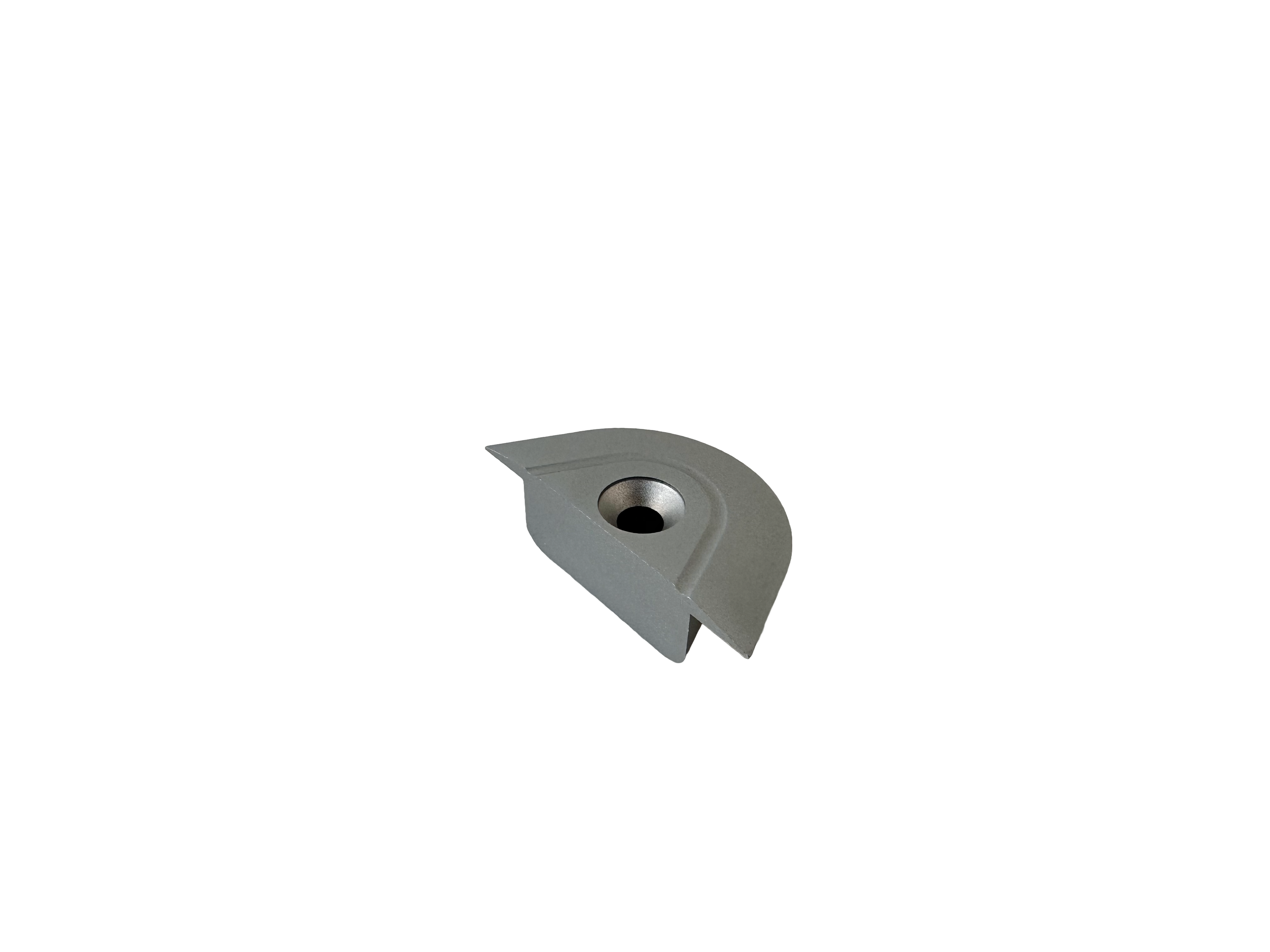 L Track End Caps - Aluminum