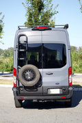 Ford Transit Two-in-one ladder and tire carrier