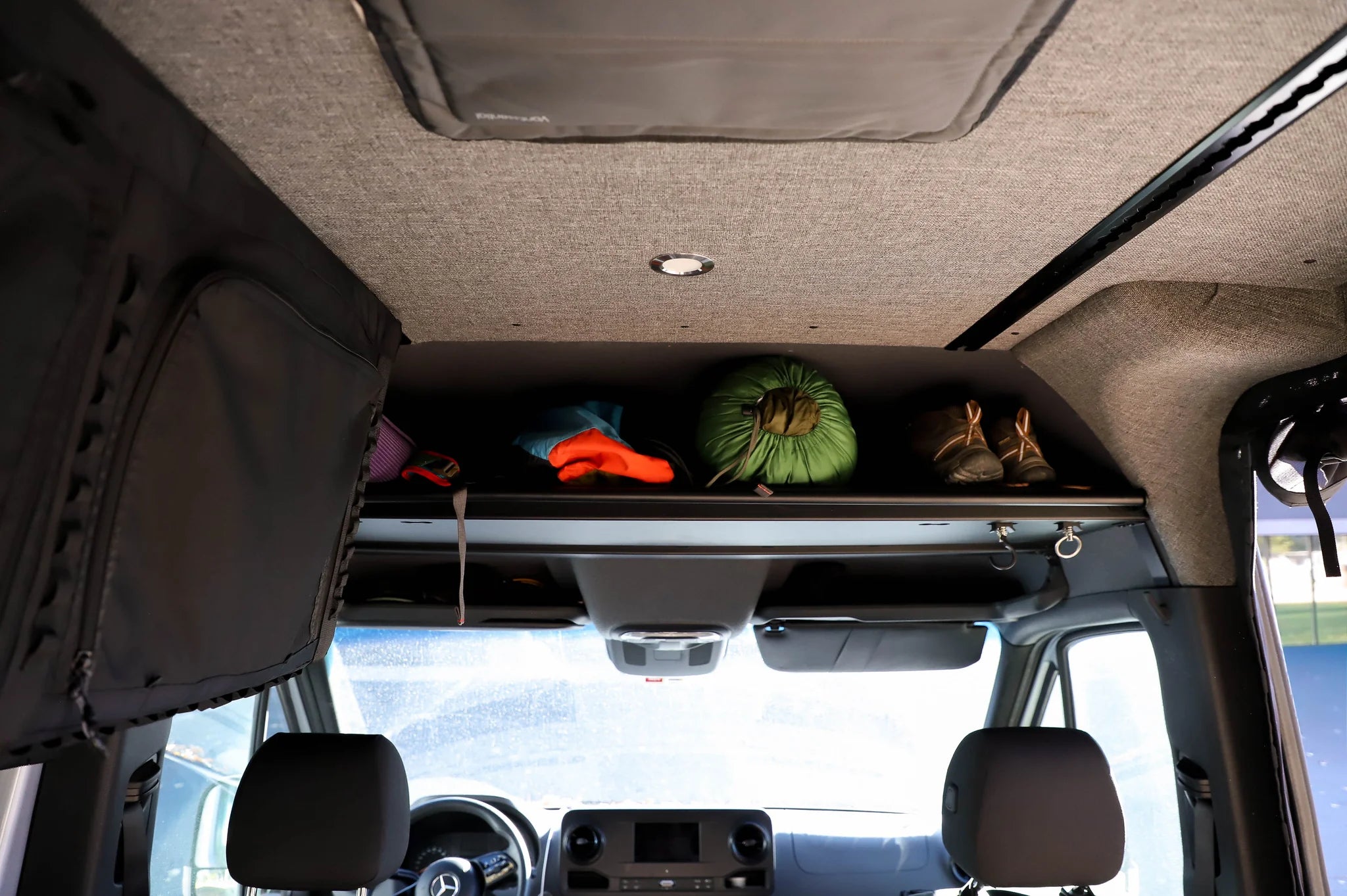 MercedesSprinterHeadlinerShelf_CurtainRod-storagesolutions