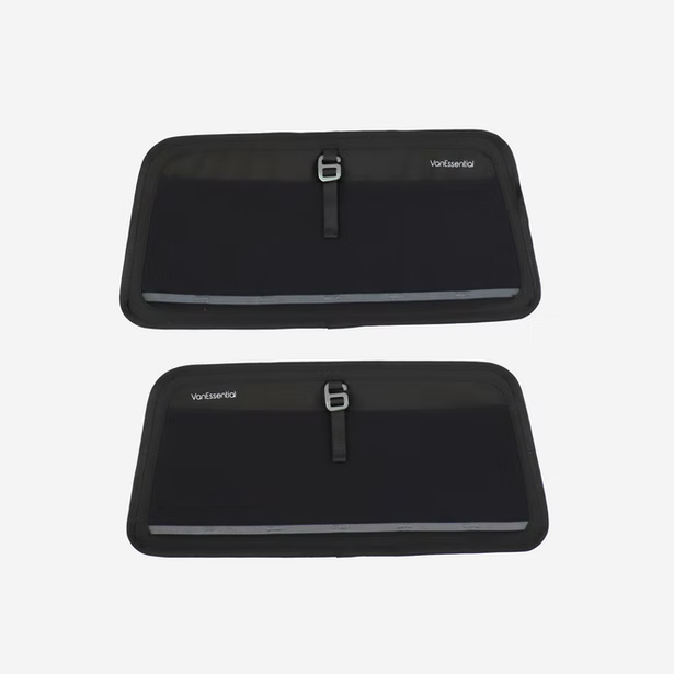 Panneaux de rangement supérieurs de porte arrière pour Mercedes Sprinter VanEssential (paire)