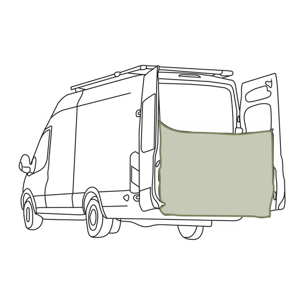 Pare-douche de porte arrière VanEssential