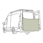 Pare-douche de porte arrière VanEssential