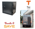 Sprinter Rear Passenger Door Aluminum Gear Rack + Carbon Fiber Storage Box - Grande - Bundle