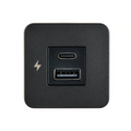 Scanstrut TILE USB-A & C Interior Charging Socket – Black Bezel
