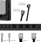 Câble d'alimentation pour batterie EcoFlow LFP (1,5 m) (Standard)