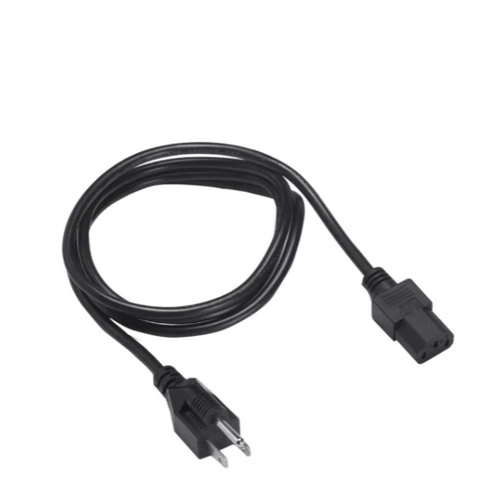Câble de charge secteur EcoFlow (NEMA 5-15P vers C13, 1,5 m)