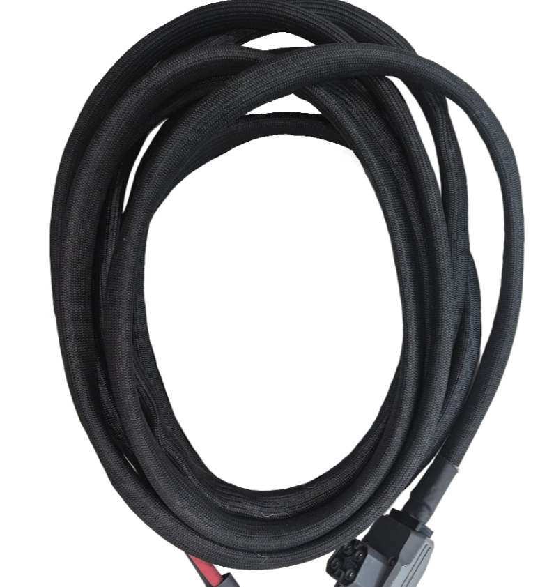 Câble de climatiseur 48 volts pour kits d'alimentation EcoFlow (4 bornes vers fil nu, 6 mètres)