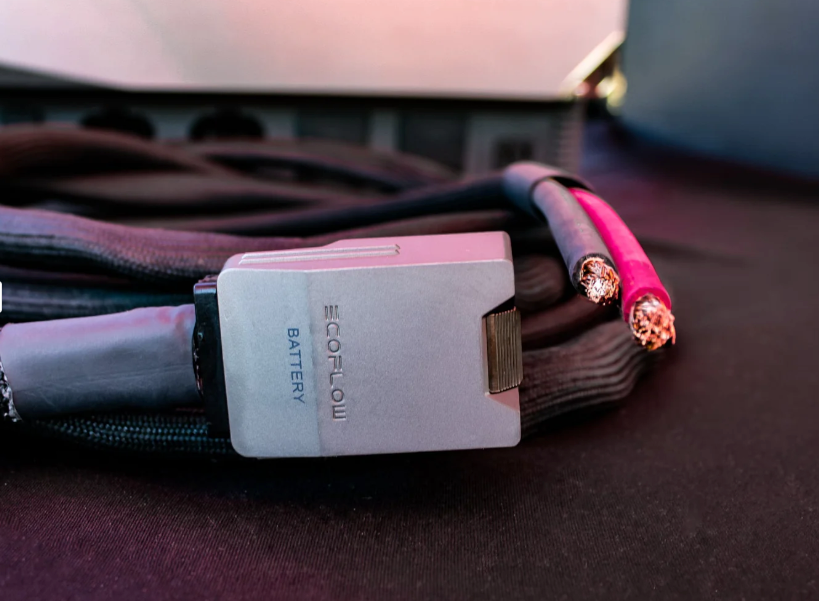 Câble de climatiseur 48 volts pour kits d'alimentation EcoFlow (4 bornes vers fil nu, 6 mètres)