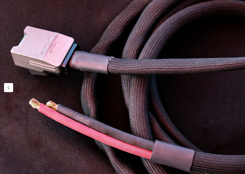 Câble de climatiseur 48 volts pour kits d'alimentation EcoFlow (4 bornes vers fil nu, 6 mètres)