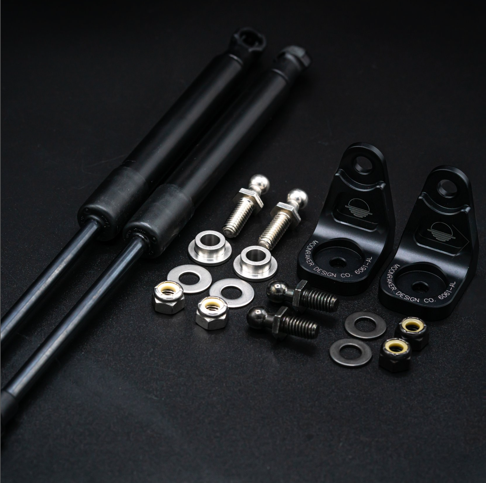 Moonraker Sprinter Van Hood Strut Kit | Tec Vanlife Edition