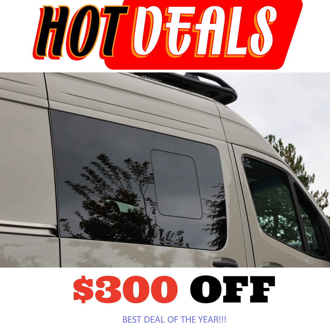 Mercedes Sprinter OEM Style Half-Slider Window