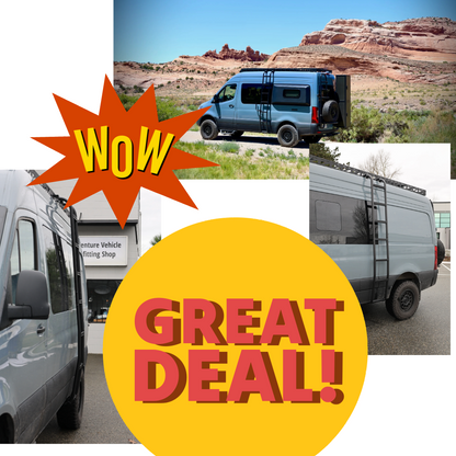 Aluminum Sprinter Side Ladder - High Roof