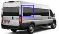 VWD Ram ProMaster Van Fixed Window 2014+ Passenger Side Rear Quarter 159" EXT WB (DTRAM006) - Campervan HQ