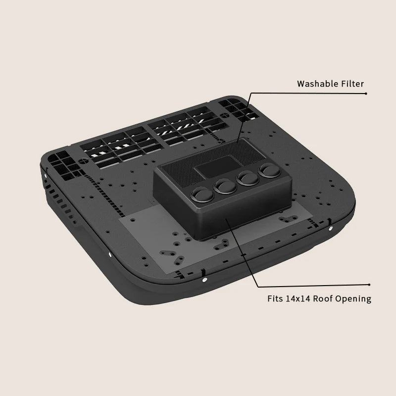 12V/24V/48V VELIT 2000R Rooftop Air Conditioner