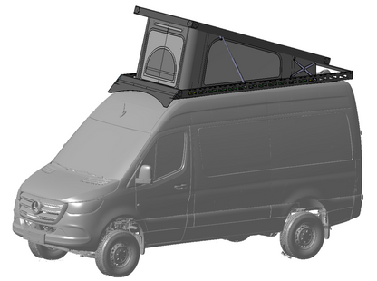 Sprinter Carbon Fiber Roof-Top Tent System