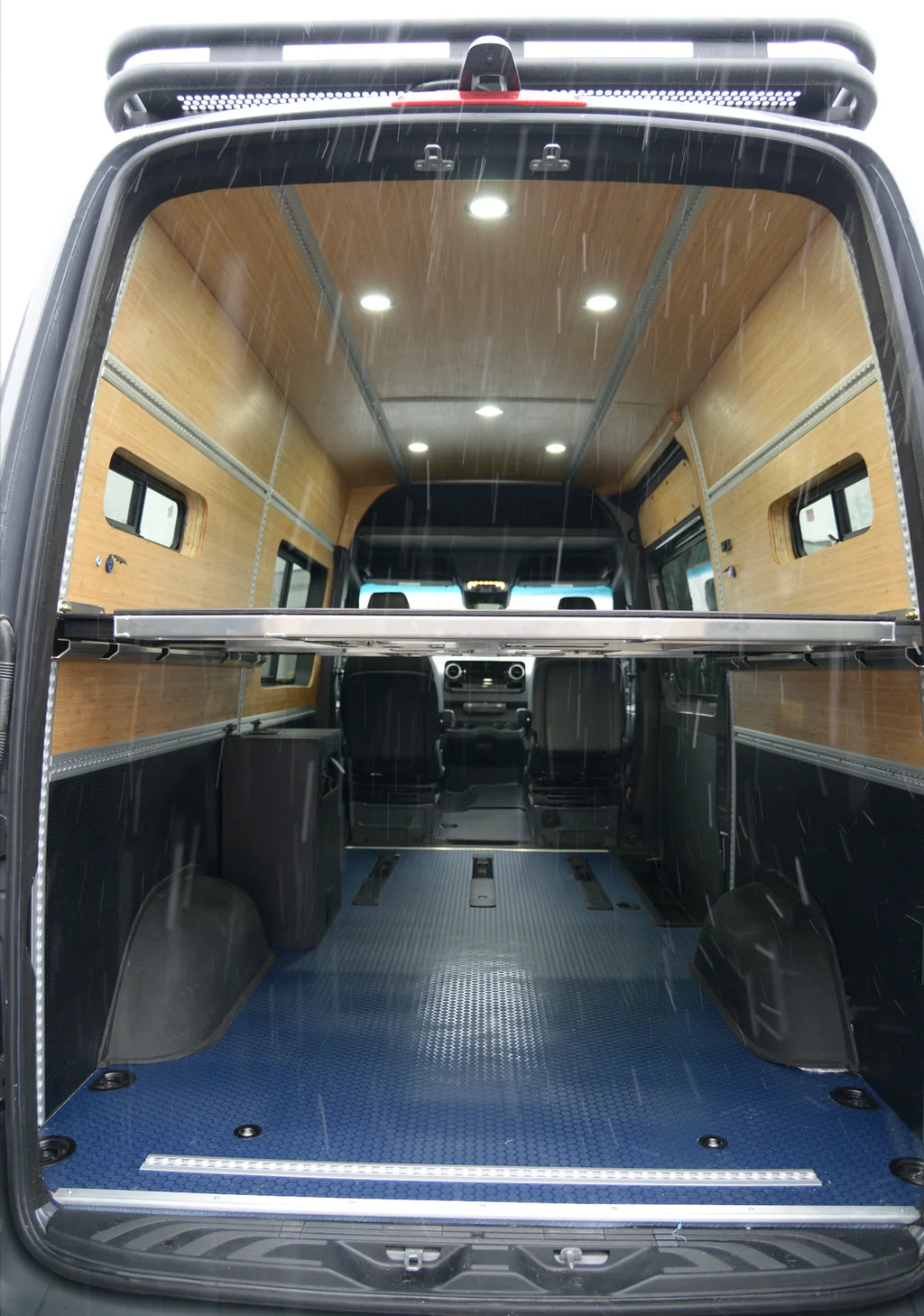 Ford Transit 130 Black L-Track Package | Tec Vanlife