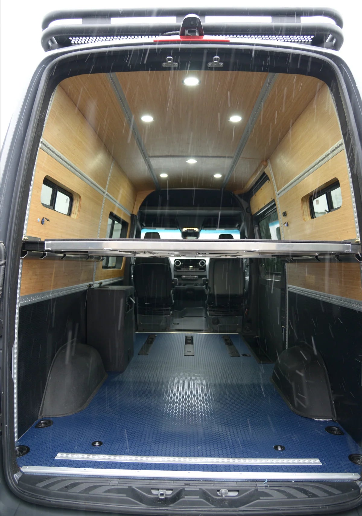 Ford Transit 130 Black L-Track Package | Tec Vanlife