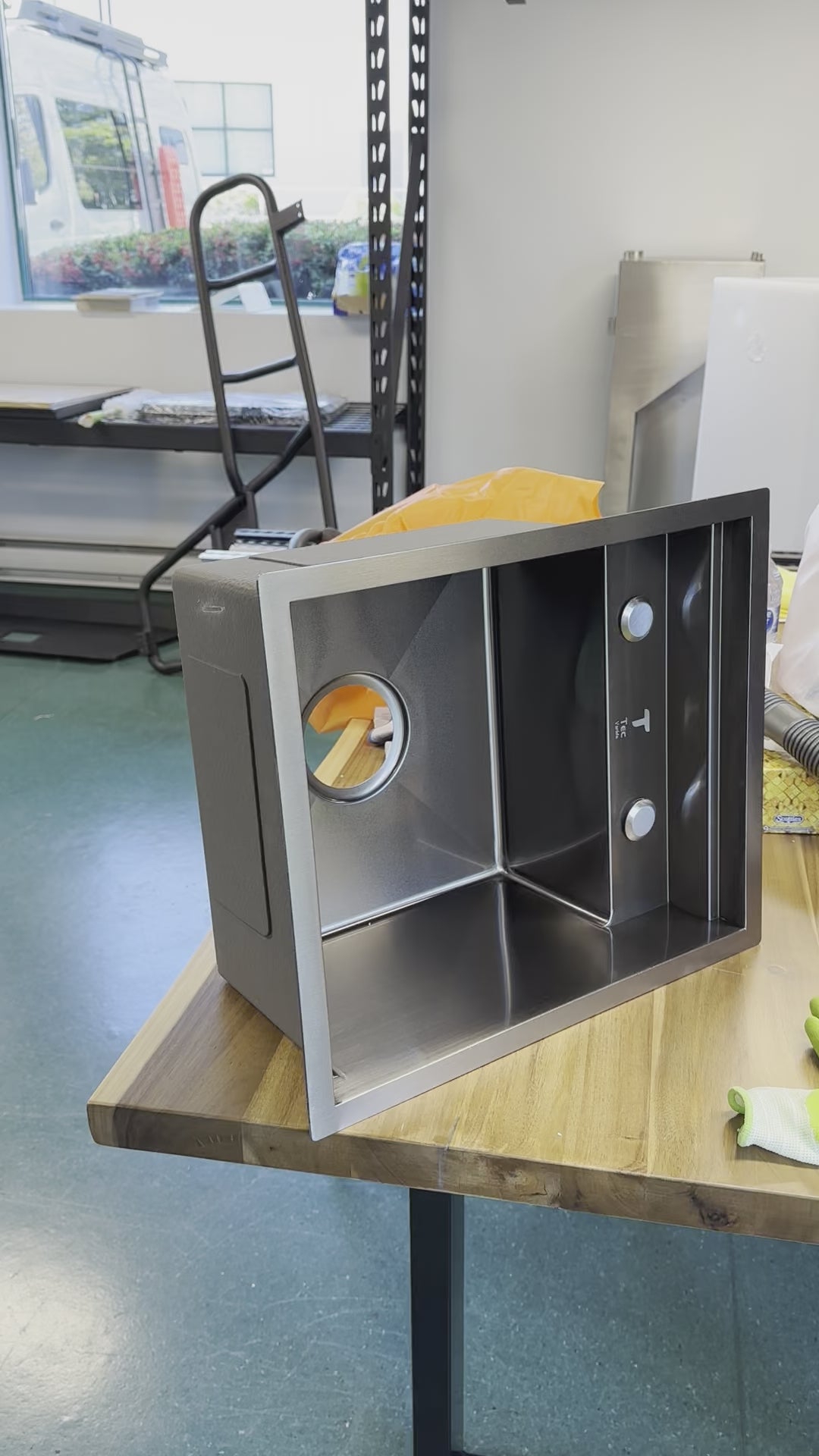 Space-Saving Camper Van/Truck RV Sink