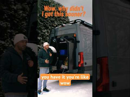 Sprinter Rear Door Aluminum Gear Rack - NO DRILL