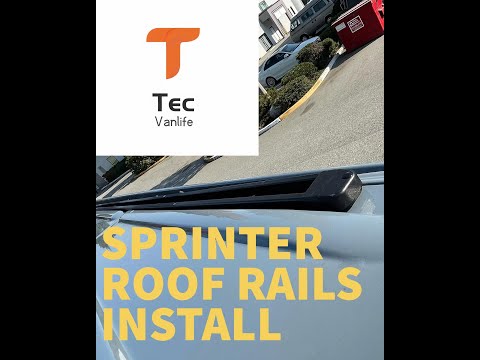 Sprinter Roof Rails / Roof Tracks | BLACK
