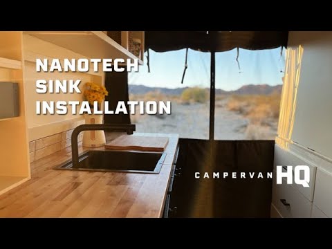 Space-Saving Camper Van/Truck RV Sink