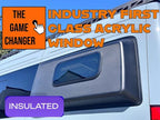 Glass & Acrylic Dual Pane Camper Window / 900 X 450mm (35.43" x 17.71")