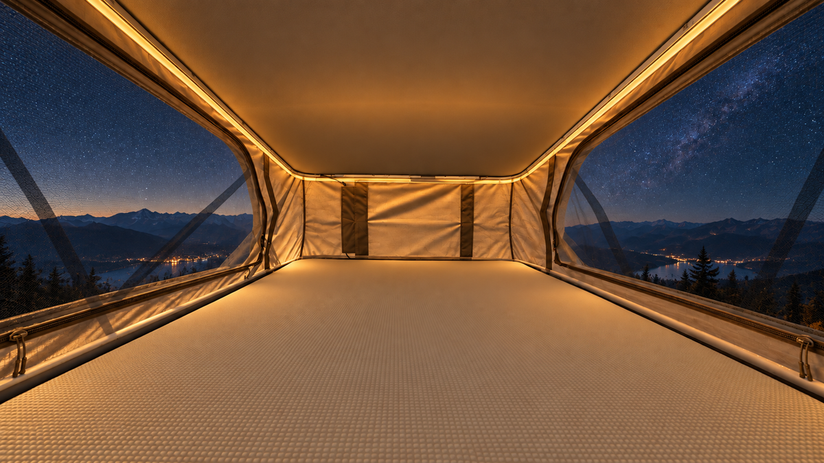 Sprinter Carbon Fiber Roof-Top Tent System