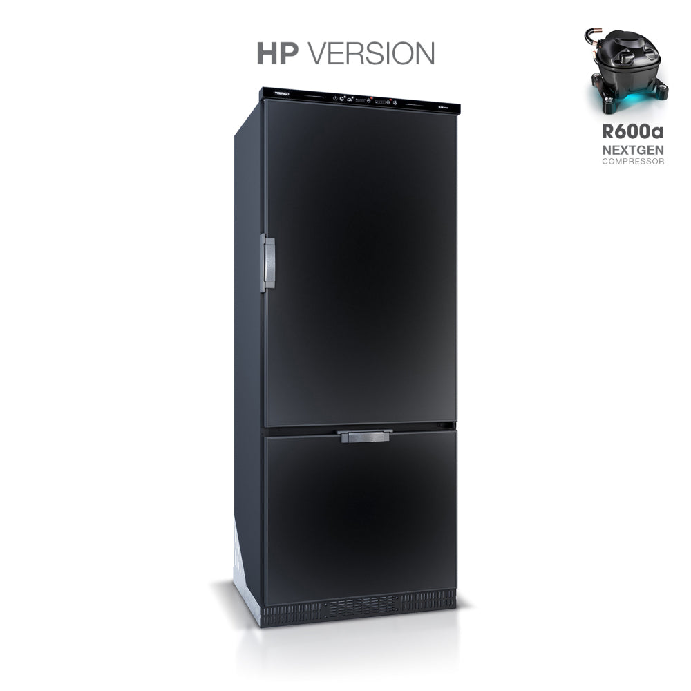 Vitrifrigo Black Fridge-freezer, SLIM250 CHR HP