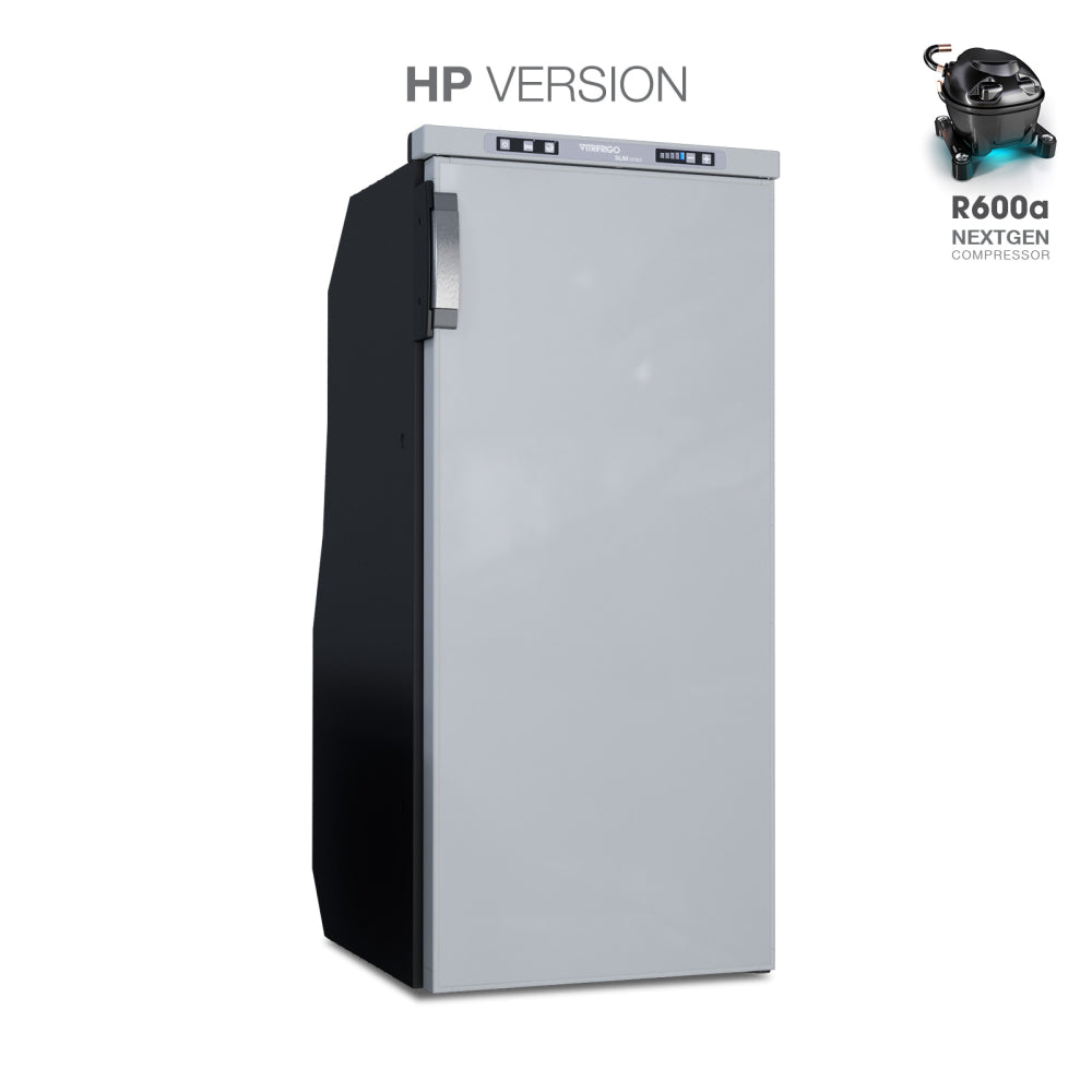 Vitrifrigo Grey Fridge-freezer, SLIM90 CHR HP