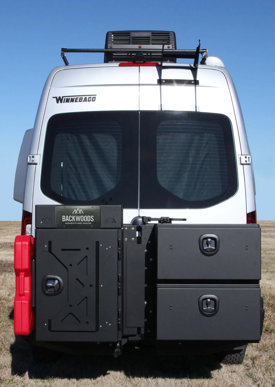 Mercedes Sprinter (2019+) Rear Swing Out Bumper | Tec Vanlife
