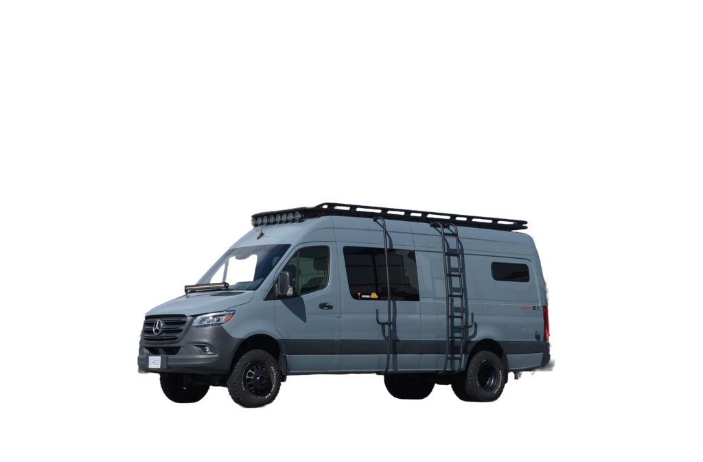 Aluminum Roof Rack For Mercedes Sprinter With Perforated Deck