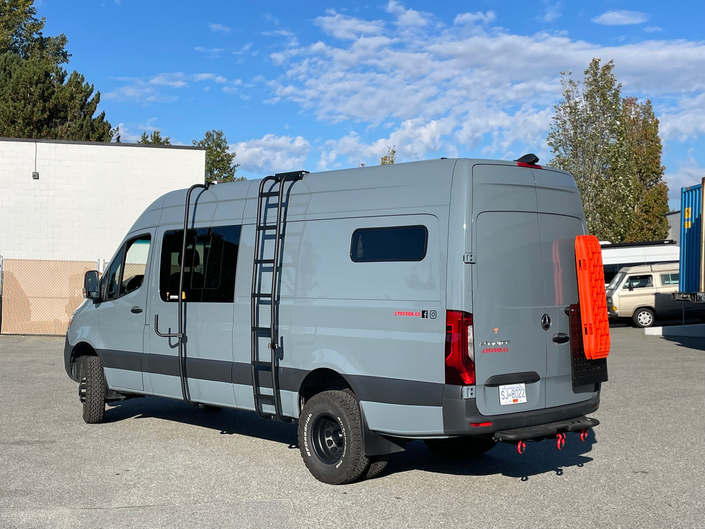 Tec Vanlife surf and paddle board rack.